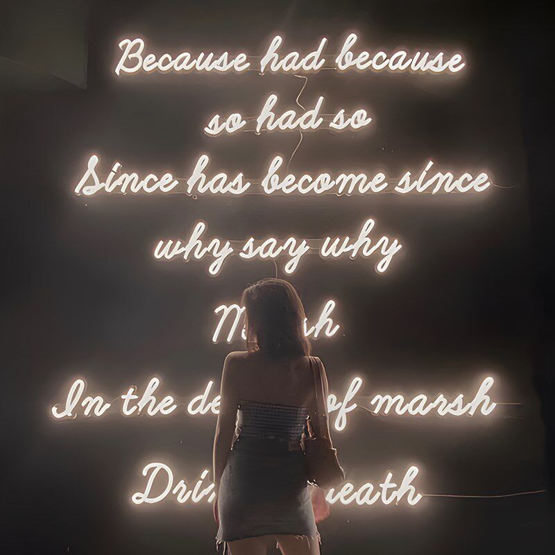 网红酒吧亚克力英文字母s装饰背景墙吧台墙面壁挂发光广告牌氛围