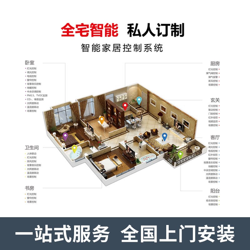 全屋智能家居系统套装生态设计方案定制 全屋智能家居系统套装生态设计方案定制