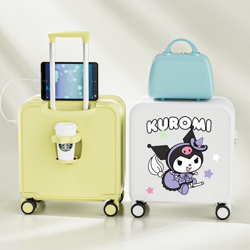 2024新款行李箱女卡通小型短途小号登机箱子儿童拉杆箱密码旅行箱