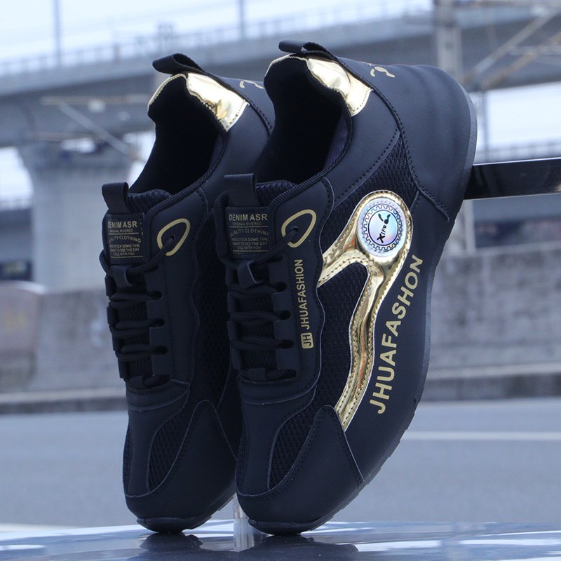 2025新款鞋子老爹鞋男春夏网面透气防滑时尚休闲鞋轻便跑步运动鞋