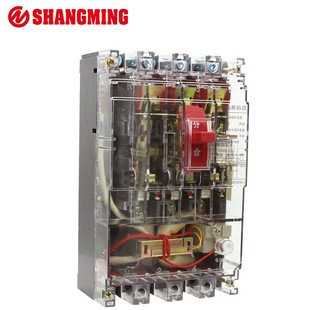 630A 人民漏电断路器DZ20L 400A 250A 4300三相四线透明开关 160A