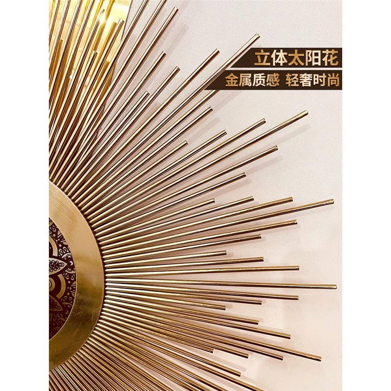立体实物级客装饰画沙发背景墙墙高感梦圆韶华金厅属挂画简约美式图片