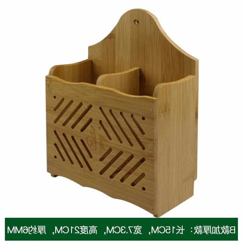 家用收实纳子楠笼筷子篓厨房木筒双壁挂排竹筷筷竹子框式餐具筒筷