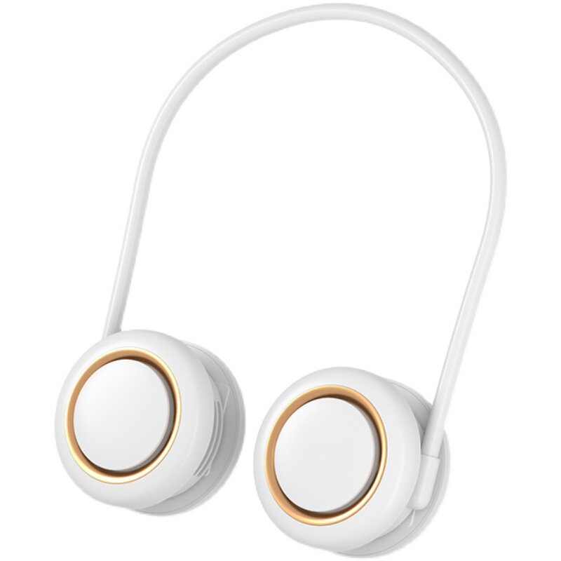 挂脖风扇无叶便携式随身携带折叠收纳充电静音懒人卡通户外大风力