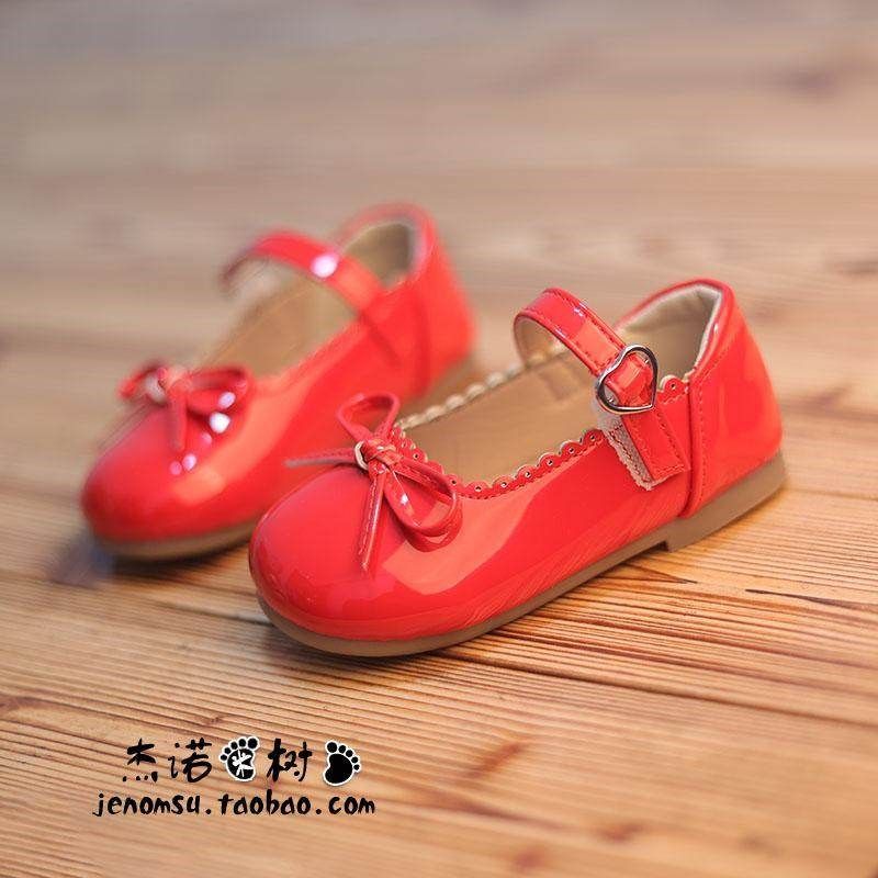 婴儿豆豆鞋1岁半-2-3-6岁宝宝皮鞋女软底春秋小公主圆头漆皮单鞋5,童鞋/婴儿鞋/亲子鞋,皮鞋,淘宝优惠券,粉丝福利购,淘宝优惠卷