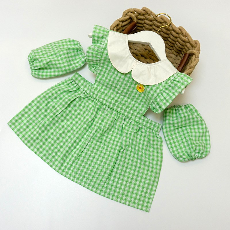 女宝宝罩衣吃饭围兜儿童围裙反穿衣婴儿防水秋冬幼儿园防脏