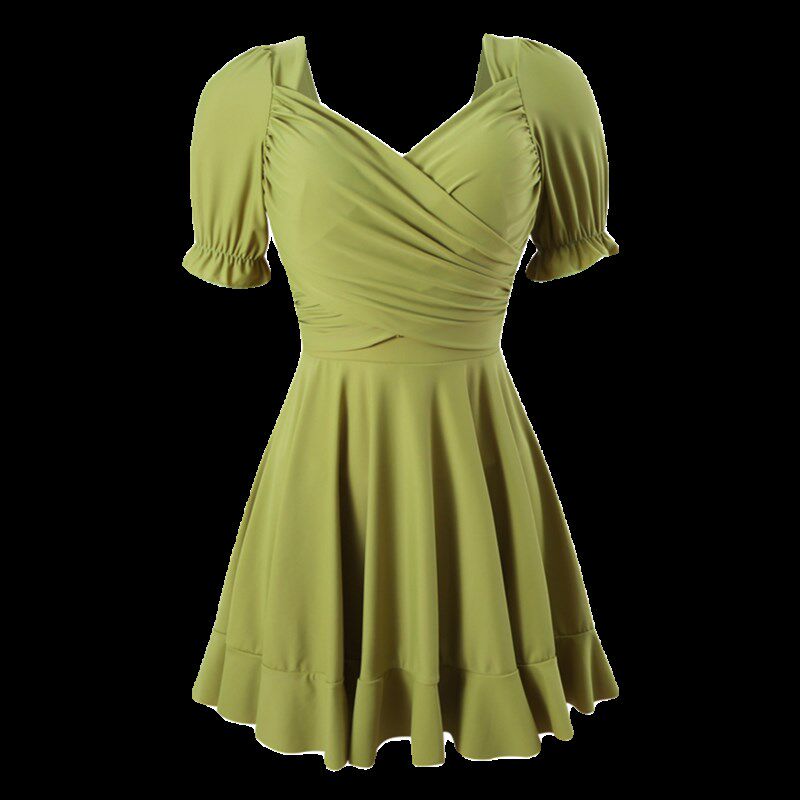 泳衣女连体微胖女孩遮肉钢圈大胸遮肚显瘦高级冬天泡温泉大码泳装