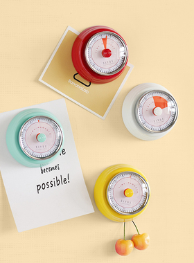 计时器时间管理器儿童机械钟厨房学习自律可视化倒提醒Z定时器磁