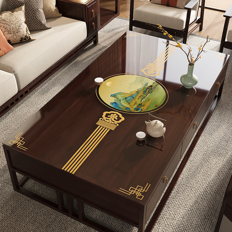 中式pvc透明软玻璃茶几桌布防水防油免洗茶几桌垫防烫隔热餐桌垫,居家布艺,桌布,淘宝优惠券,粉丝福利购,淘宝优惠卷