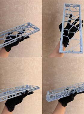 现货sora60镂空铝壳V2升级款GH60铝壳适配wooting,rakka,hm66