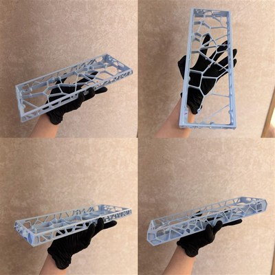 现货sora60镂空铝壳V2升级款GH60铝壳适配wooting,rakka,hm66