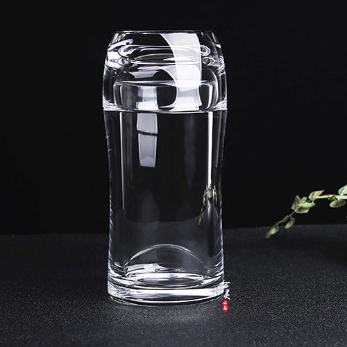 耐高温泡茶杯 手工打磨天然水晶杯 G一杯两用办公茶具主人杯个人