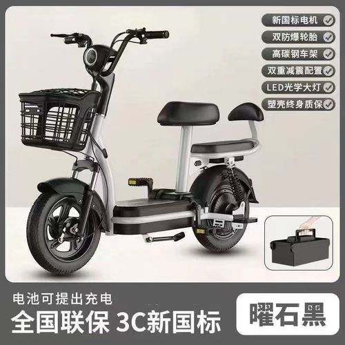 新国标电动车成人代步男女小型女生电动自行车超长续航48V锂电池