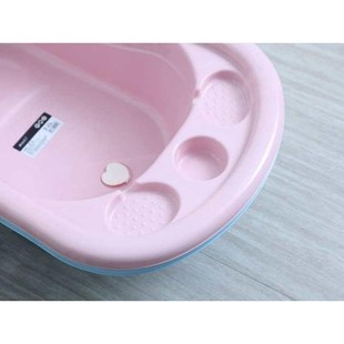 宝宝0到6岁洗澡盆婴儿澡盆可坐可躺新生儿折叠浴盆盘大号冲凉盆