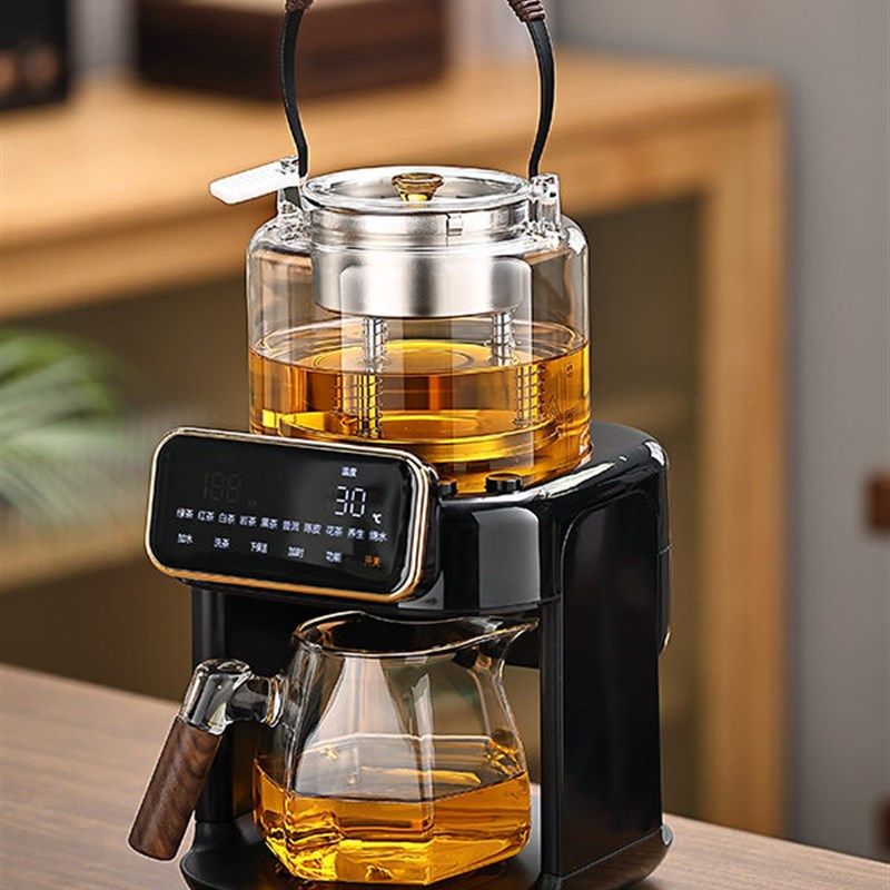 萃茶机全自动上水蒸汽煮茶壶喷淋式煮茶器2025新款钛多功能白茶黑