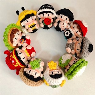 种地吧十个勤天手工软糖玩偶编织礼物F送女友毛线钩织针DIY材料包