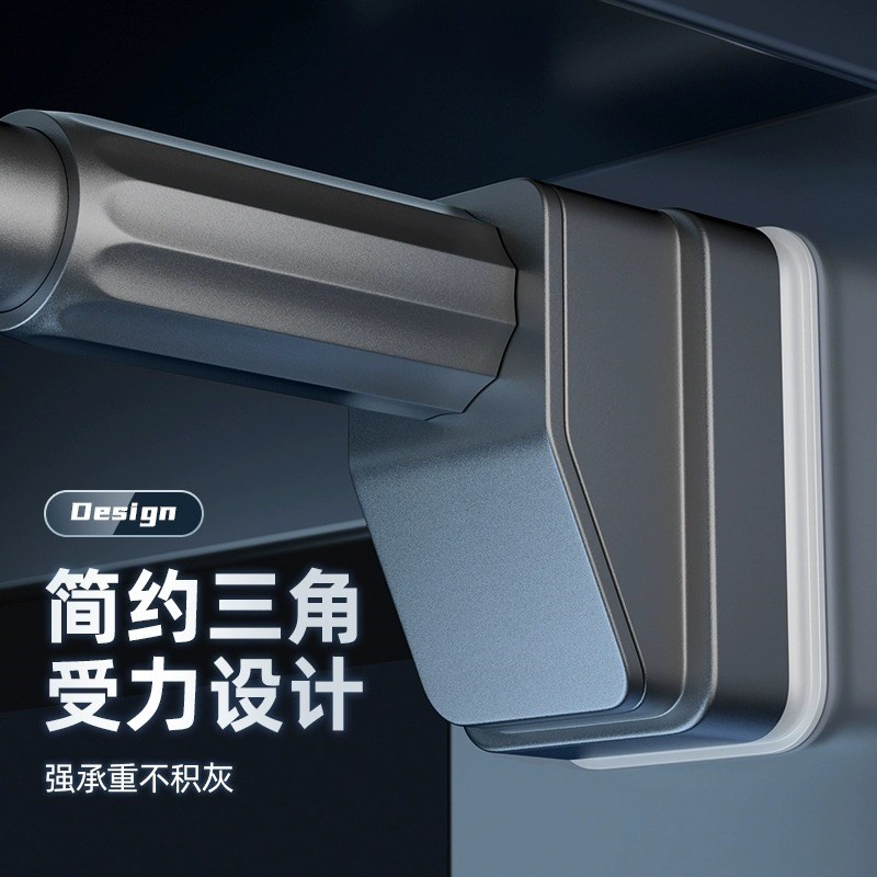 免打孔伸缩晾衣杆阳台卧室晾衣架窗帘杆衣柜挂衣杆撑杆卫生间浴帘