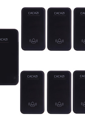 门铃无线家用用电池款直流电全用电池不插电的无V线门铃六拖一