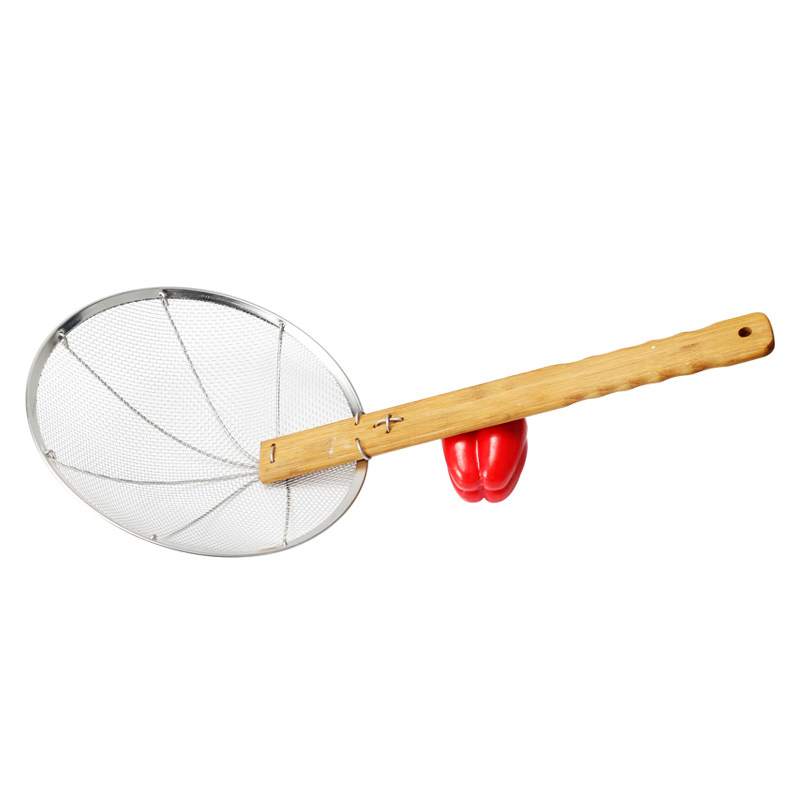 大漏勺过滤网大号不锈钢笊篱厨房商用捞面勺超细捞篱捞勺家用漏网