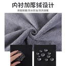 冬季 围裙厨房家务加厚长绒耐脏防寒防水保暖工作服罩衣女防磨耐用