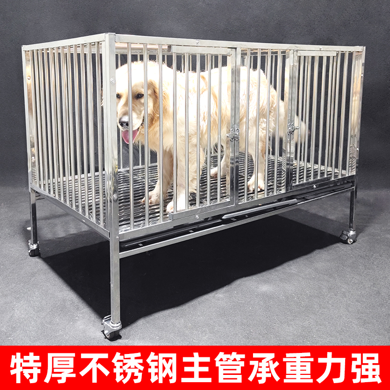 加厚不锈钢鸡笼子家用室外鸡舍特大号双层鸡窝自动下蛋鹅笼可定制