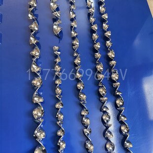 不锈钢304SK混p合单元螺旋状叶片静态管道混合器芯