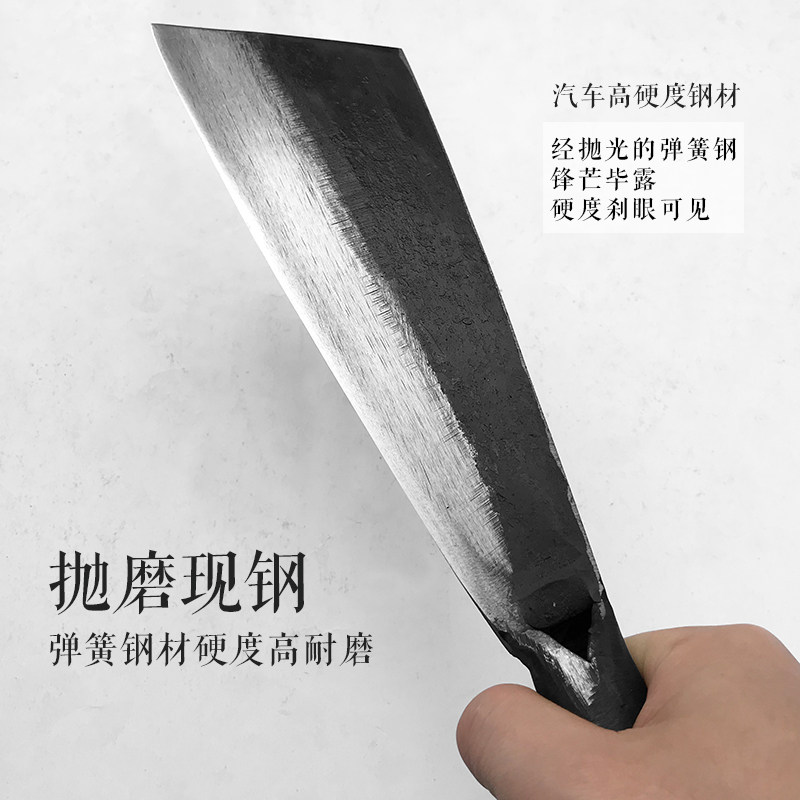 竹工刀蔑竹刀手工锻打破蔑刀老式农用削竹枝刀户外柴刀破竹刀家用
