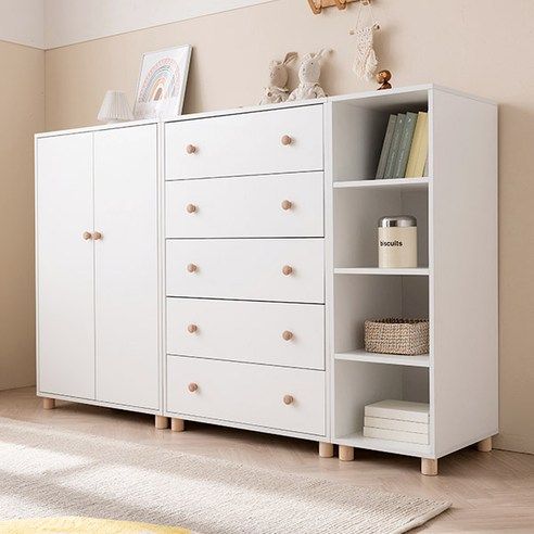 宝宝五斗柜简约北欧小户型实木抽屉式收纳柜儿童房卧室储物衣橱柜