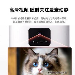 大容量猫智能喂食器猫咪宠物视频自动定时定量猫粮狗粮自助投食机