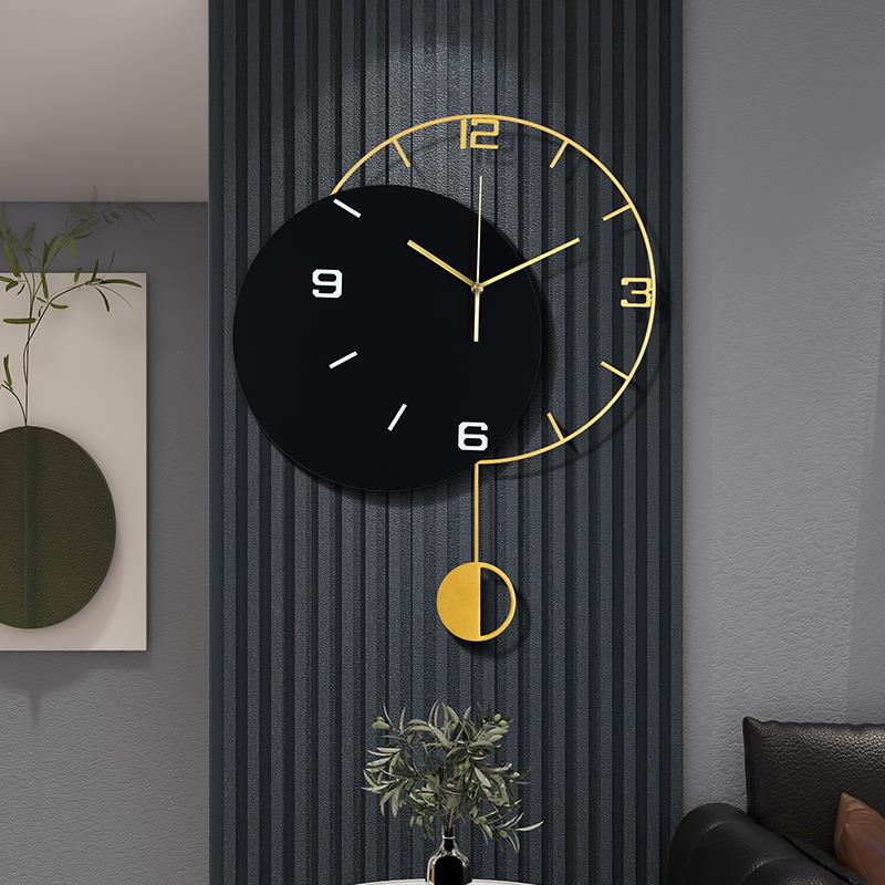 挂钟客厅家用艺术创意装饰时钟2025新款时尚简约现代大气挂墙钟表