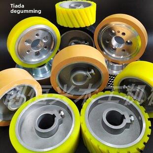 四面刨胶轮四面刨送料胶轮四面刨压轮青城四面刨轮木工送料轮