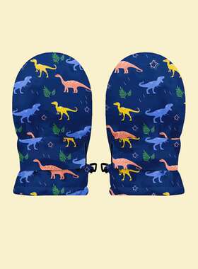 【Bin】23年跨境秋冬儿童手套户外防水滑雪手套加厚加绒保暖手套