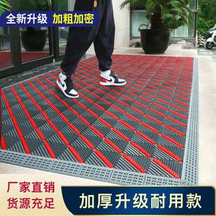 防滑垫户外家用入户进门地垫门口下雪天门外拼接地毯室外镂空脚垫