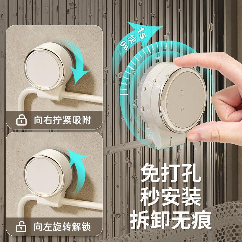 吸盘脏衣篓家用壁挂脏衣篮卫生间可折叠大容量脏衣服收纳筐洗衣袋