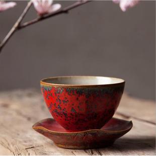 純手工功夫茶杯茶具陶瓷品茗杯普洱品茶杯子个人杯主人单杯小茶盏