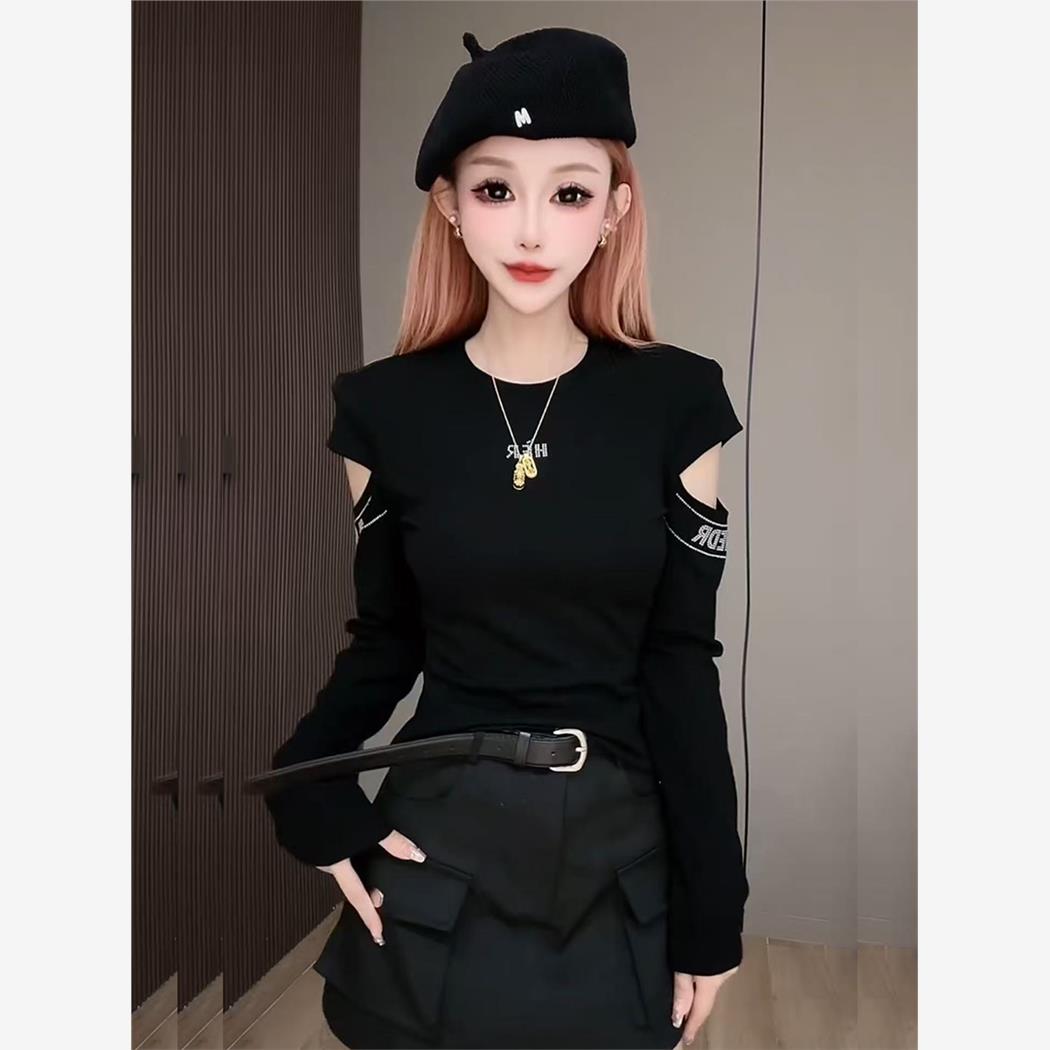ins长袖T恤女2025秋冬新