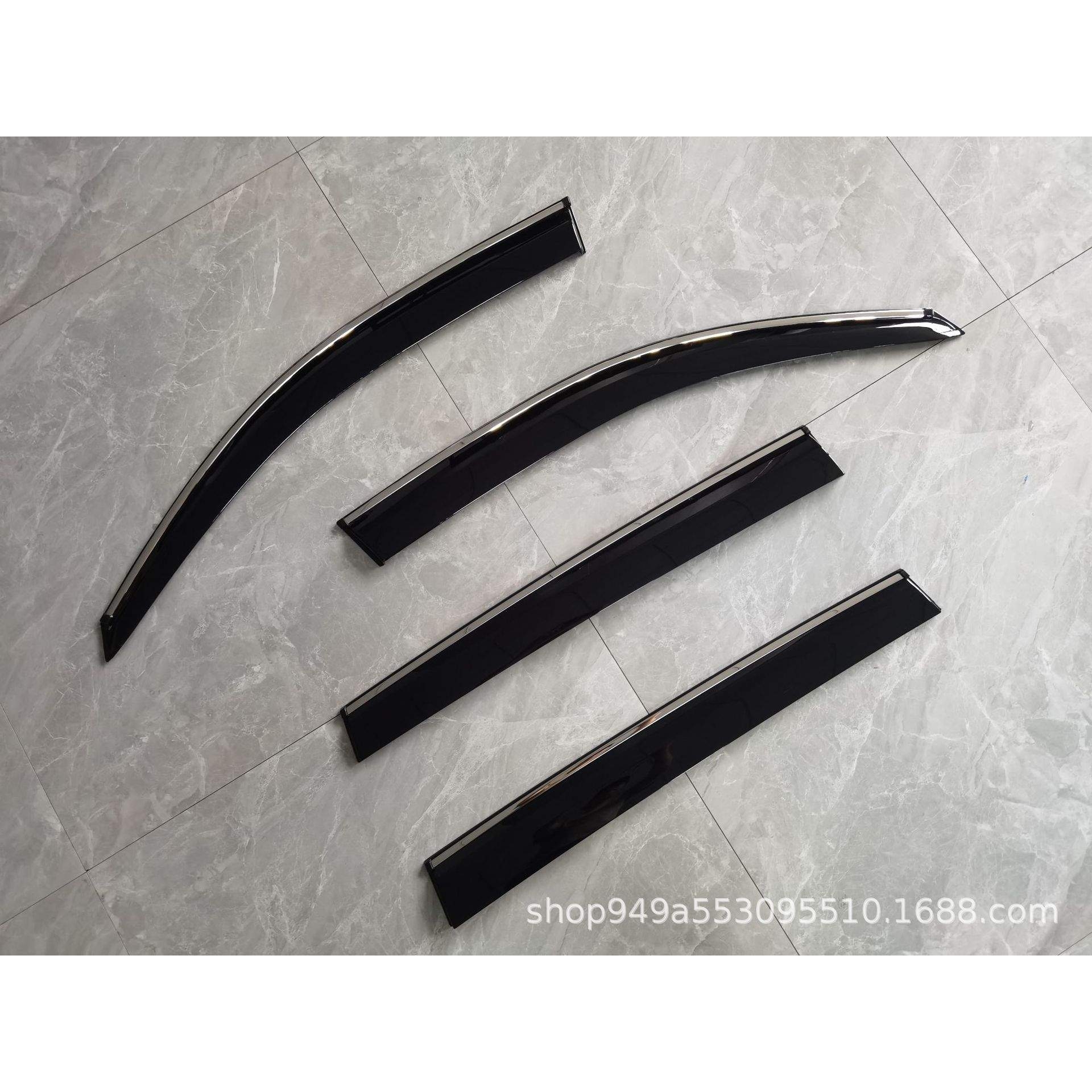适用于2007-2015进口欧版途观TIGUAN晴雨挡不锈钢雨眉装饰改装遮