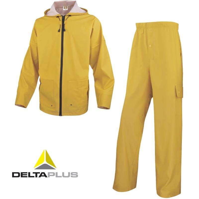 代尔塔407008新款雨衣工装户外防风套装防水防雪分体式雨衣工地