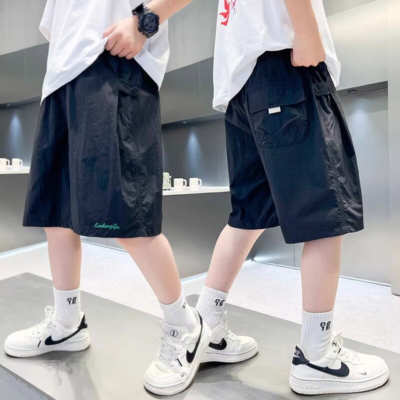 夏季薄款男童短裤洋气痞帅童装裤子休闲百搭夏款中大童宽松五分裤