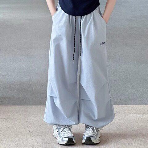 女童夏装薄款裤子新款儿童夏季中大童时髦束脚女孩工装伞兵裤