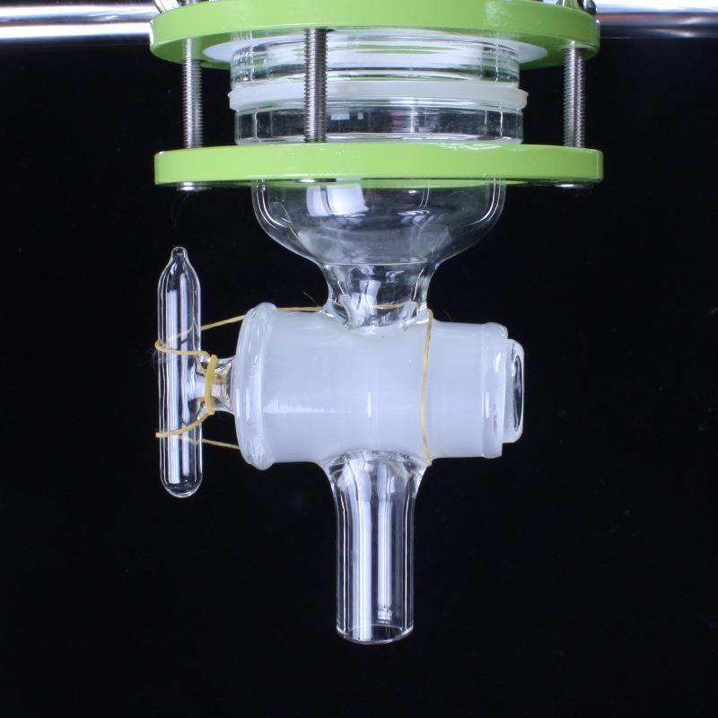 现货不锈钢真空抽滤-器实验过滤固液分布氏漏斗玻璃抽真室离空滤