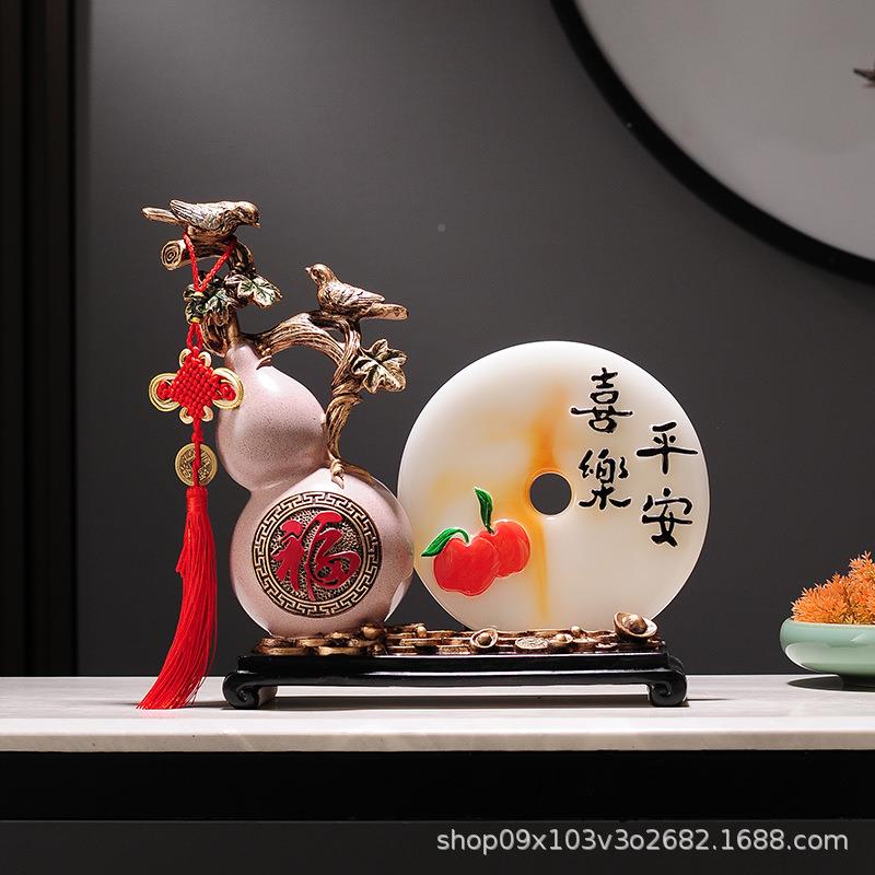 新意式创意沙漏流沙画事事芦如葫摆件中客厅玄关酒柜电视柜装葫芦
