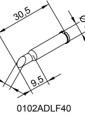 UKS德国埃莎ERSA0102ALF40烙铁头01D02ADLF4.0电烙铁