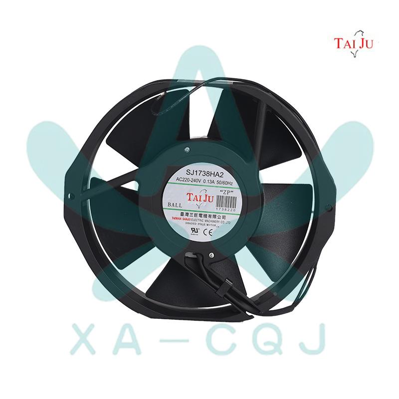 台巨SJ1738HA220V0.13A172珠38滚引线电2源电TUA气柜箱散热风扇