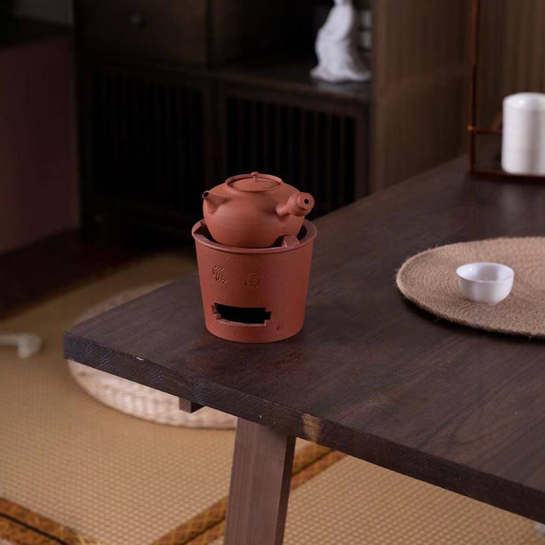 潮州工夫茶古风留客炉红泥小火炉围炉煮茶茶炉炭炉酒精炉两用款