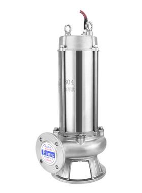 DWH不锈钢潜水污泵排不锈钢潜水0排污切割泵34/316316L材质选择图