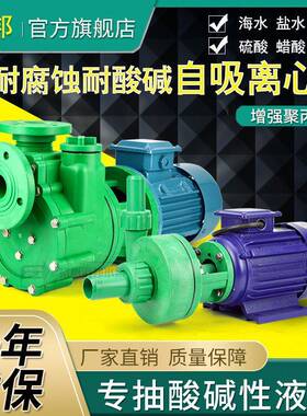 57170FP5ZK-2-3W腐塑料自吸泵聚丙烯防抽酸循环水泵耐酸碱化工离