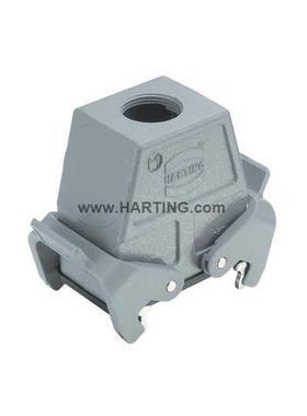 浩1900A10073710针10芯对HRM接飞线外壳HRTING亭3连接器