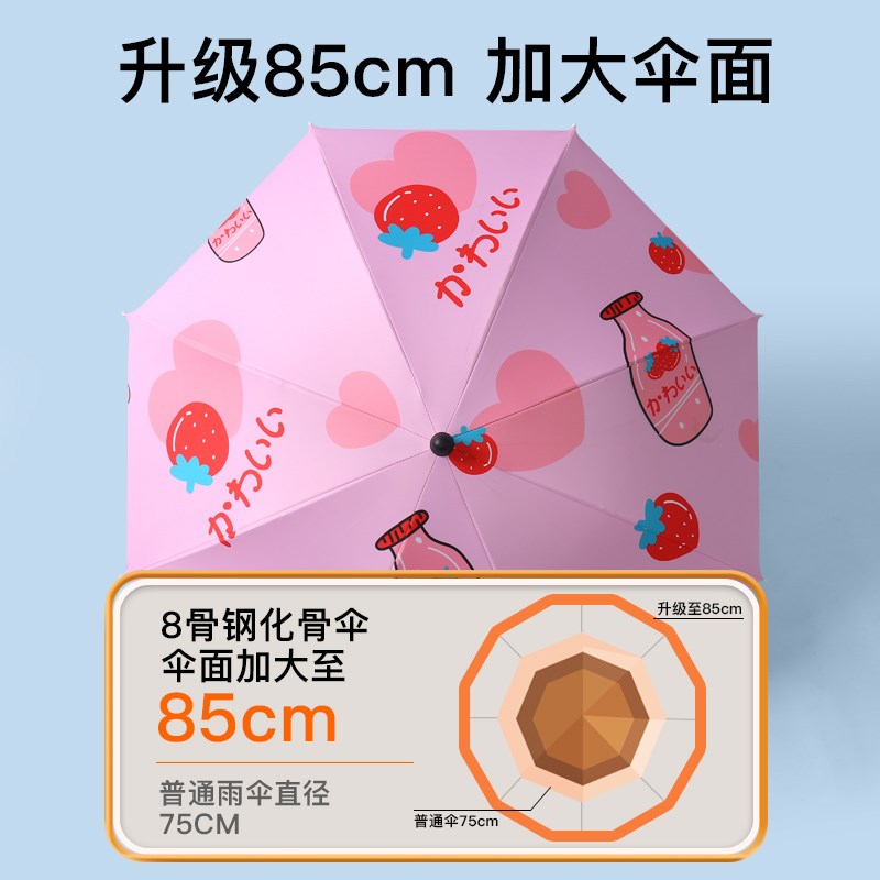 婴儿车遮阳伞遛娃神器雨伞宝宝婴儿小推车支架伞夹大号配件可折叠