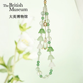大英博物馆欧洲文化艺术风铃兰影手机链手机挂饰送闺蜜生日礼物女